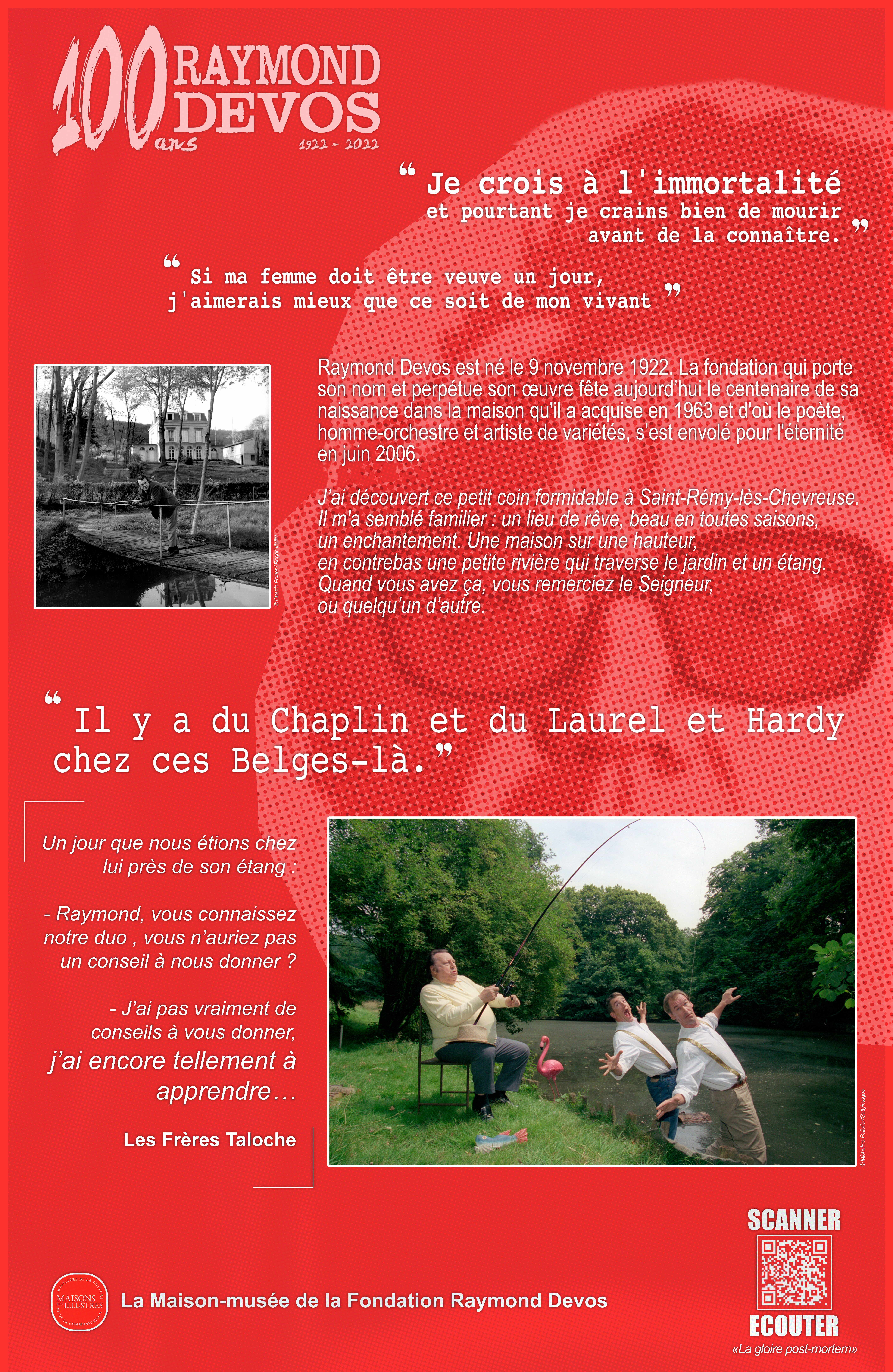 Exposition en plein air : « Raymond Devos et ses héritiers » en 9 panneaux